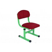 Children chair T-shaped, on a square tube, adjustable, height groups №1-3